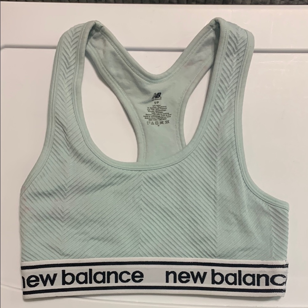 New Balance Green Medium Support Sports Bra